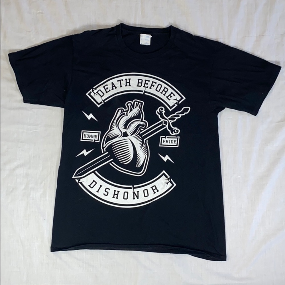 Men’s Medium Death Before Dishonor Boston Hardcore